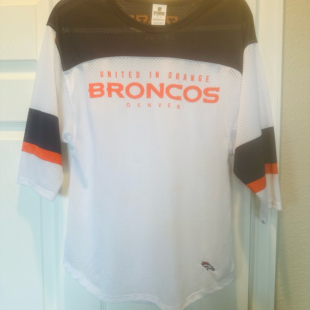 Victoria's /PINK. NFL Denver bronco jersey.